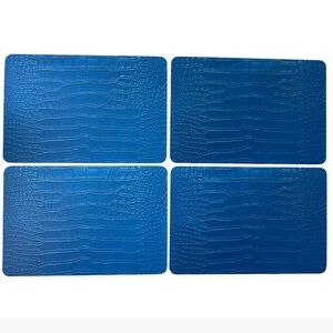 nicolette mayer

CROCODILE KYOTO BLUE 17.5 RECTANGLE PEBBLE PLACEMATS, SET OF 4